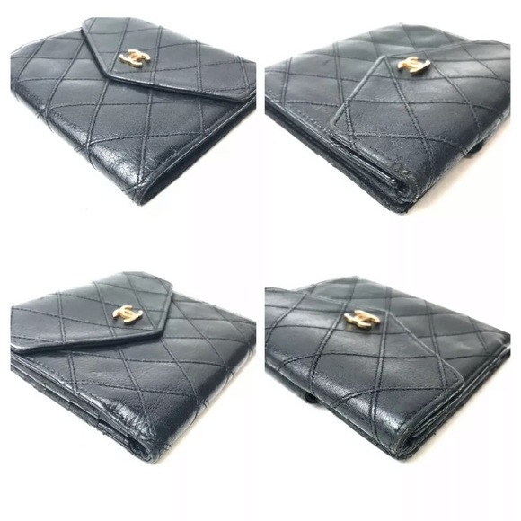 Authentic CHANEL leather wallet. Beautiful twofold - Picture 5 of 12